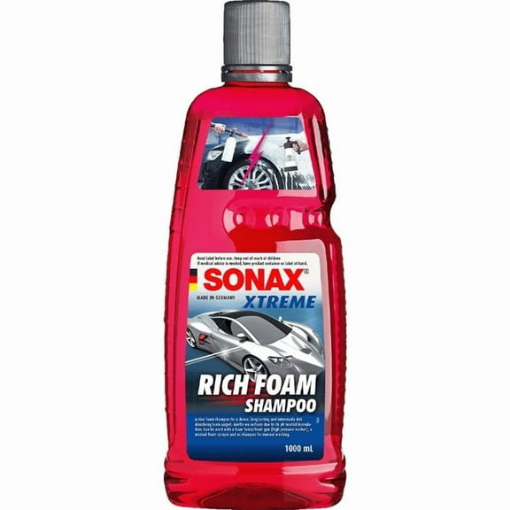 Sonax Rich Foam Shampoo, 1L - best car detailer for car cleaning and hand car wash