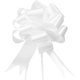 thumbnail image 1 of Paquete blanco de 50 lazos automáticos para bodas, fiestas, decoración de automóviles, hogar, floristería, regalos, 1 of 5