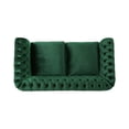thumbnail image 3 of Emerald Velvet Material - Deep Button Tufted & Nailhead Accents - Living Room - 2-Seat Comfort, 3 of 5