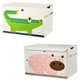 thumbnail image 1 of 3 Sprouts Collapsible Toy Chest Storage Bin Bundle with Crocodile and Hippo, 1 of 5