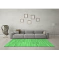 thumbnail image 3 of Ahgly Company Indoor Round Abstract Emerald Green Contemporary Area Rugs, 6' Round, 3 of 4