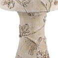 thumbnail image 7 of Menon Bird Bath Feeder, Decorative Designs White Terracotta, 20 Inch, 7 of 7