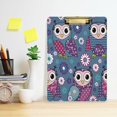 thumbnail image 6 of FMSHPON Cute Owls Clipboard Hardboard Wood Nursing Clip Board and Pull for Standard A4 Letter 13x9 inches, 6 of 7