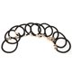 thumbnail image 3 of Accesorio para el cabello, 10 piezas, banda de goma para el cabello para mujeres y niñas, junta tórica de goma, artesanía superior, 3 of 8