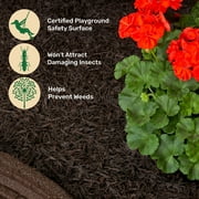 GroundSmart Brown Shredded Rubber Mulch, 1.5 Cu Ft