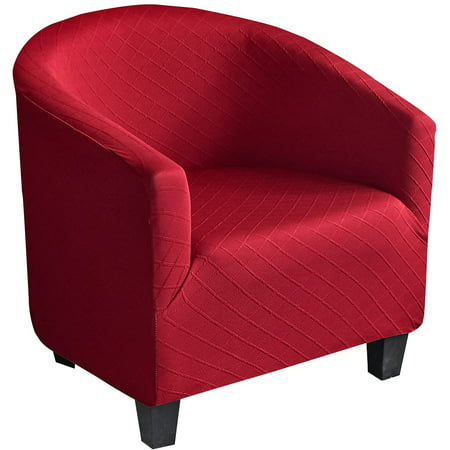 Club Chair Slipcover Stretch Tub, Round Swivel Barrel Chair Covers