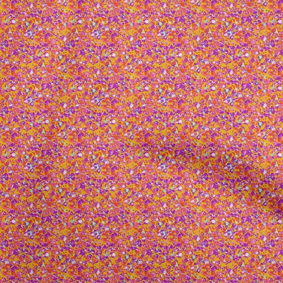 oneOone Cotton Poplin Twill Mustard Yellow Fabric Texture Quilting Supplies Print Sewing Fabric By The Yard 56 Inch Wide