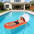 thumbnail image 4 of Inflatable Floating Raft Foldable Mesh Floating Bed Water Toy Portable Floating Bed Water Mattress, 4 of 6