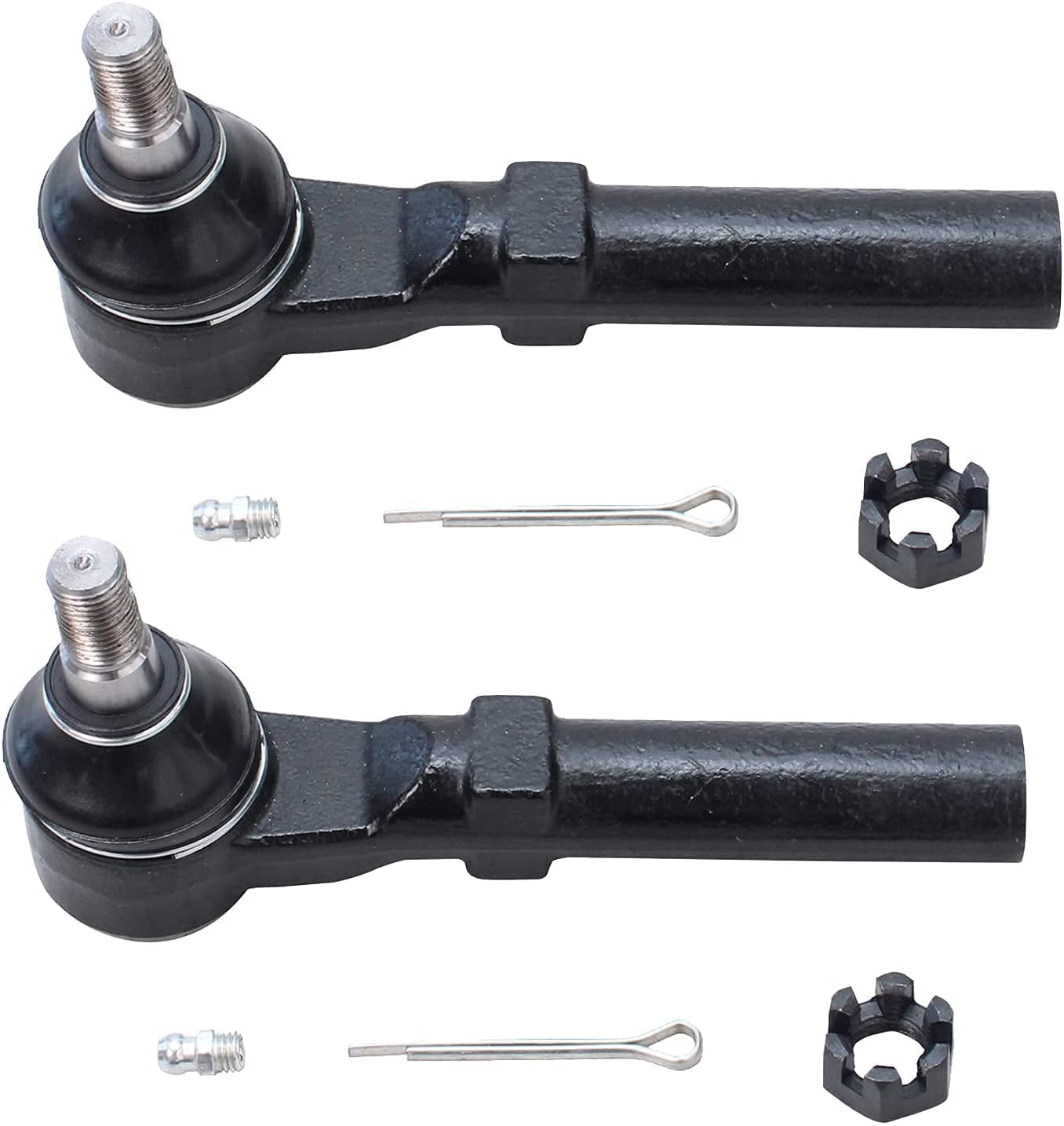 Detroit Axle - Front Inner and Outer Tie Rods w/Boots Ball Joints Sway Bar Links Replacement for 1994-2004 Ford Mustang