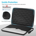 thumbnail image 5 of Fintie Shockproof EVA Laptop Sleeve Case - Fits MacBook Pro/Air 13-14 Inch and iPad Pro 12.9, Black, 5 of 7