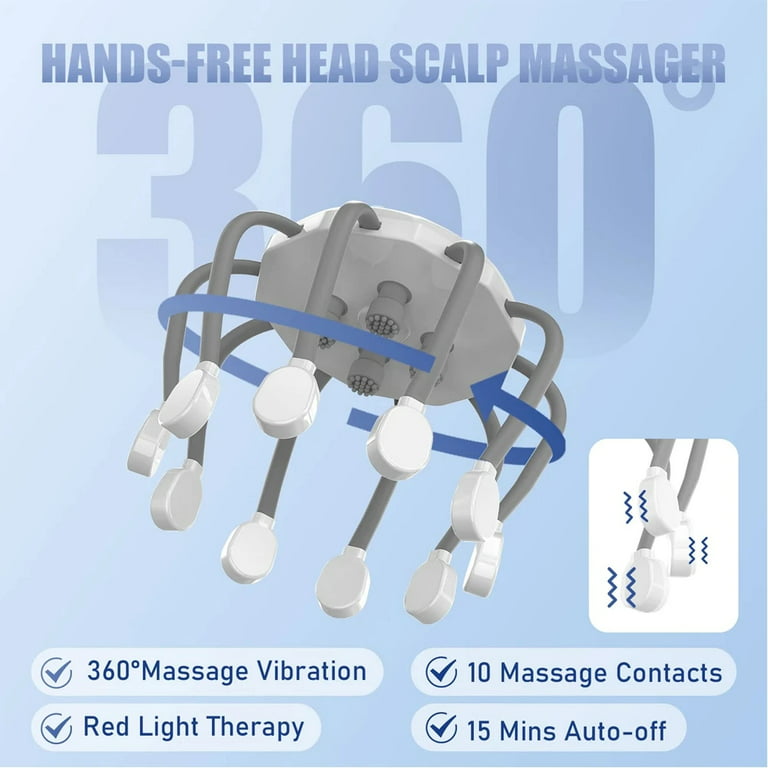 Electric Scalp Tension Headache Massager 