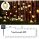 thumbnail image 3 of Cadena de luces solares (luz blanca cálida), 7 m, 50 LED, resistente al agua, 8 modos, luces solares para jardín, patio, porche y decoración de fiestas de bodas, 3 of 4
