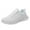 White, variant on CAICJ98 Womens Sneakers Slip on Sneakers for Women and Men with Arch Support Insole,White