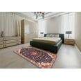 thumbnail image 4 of Ahgly Company Indoor Rectangle Traditional Light Copper Gold Medallion Area Rugs, 5' x 7', 4 of 6