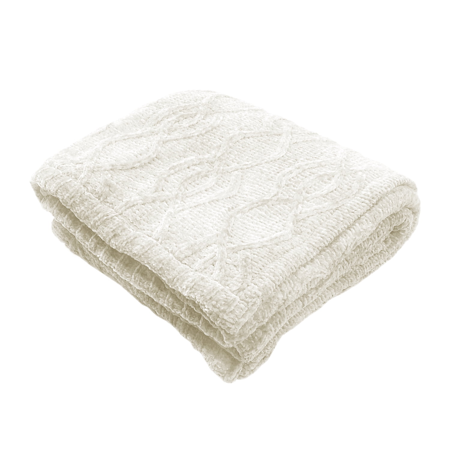 Manta Tejida Sherpa Beige