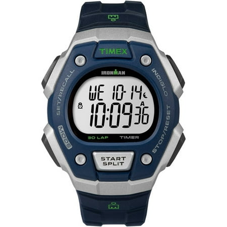 UPC 753048551613 product image for Timex Men's Ironman Classic 30 Blue/Silver-Tone/Black Watch | upcitemdb.com