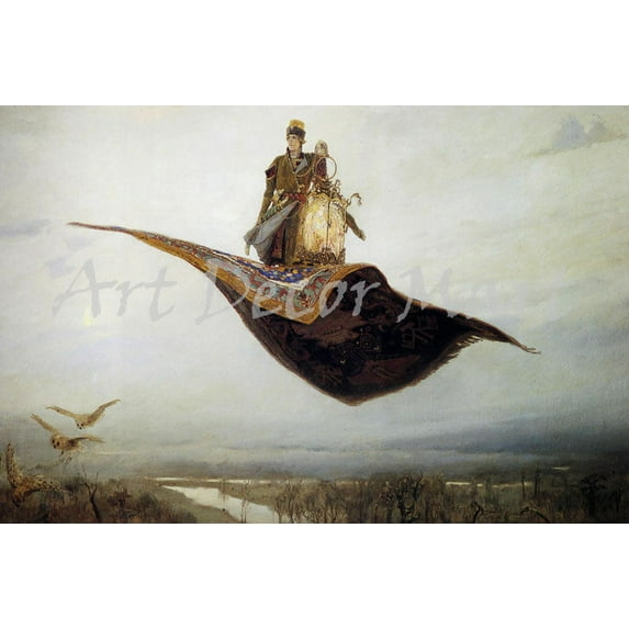 The Flying Carpet - CANVAS OR WALL ART PRINT