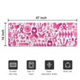 thumbnail image 5 of Pink Breast Cancer Door Rugs,Washable Non Slip Door Mats Indoor,Decorative Door Mats,Entry Mat Indoor for Entrance,Bedroom,Kitchen,Bathroom,16"x47", 5 of 6