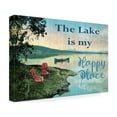 thumbnail image 4 of Trademark Fine Art 'The Lake Is My Happy Place' Canvas Art by Jean Plout, 4 of 4