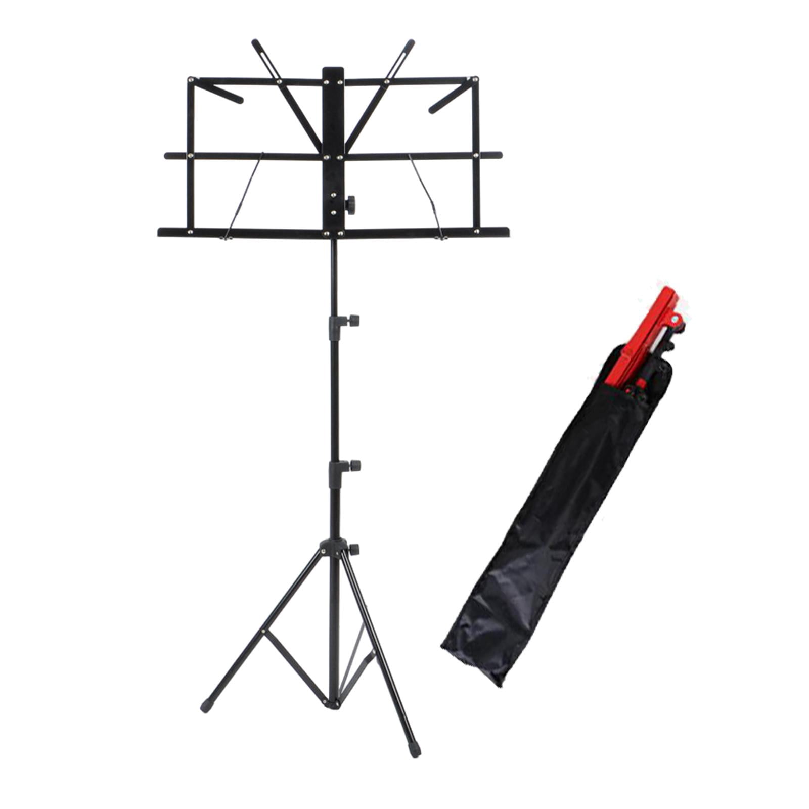 LeeQinersw Book Stand Music Sheet Clip Holder Portable Reinforced Nonslip Sheet Music Stand