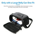 thumbnail image 6 of Bike Handlebar Bag, 5L Large Bicycle Front Storage Pouch Bag Bike Front Phone Bag Mountain Bike Crossbar Front Bag Bicycle Frame Bag, 6.5 inch Transparent Pouch with Shoulder Strap, 6 of 9