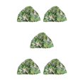 thumbnail image 2 of Bewildely Gorros de ducha para el cabello Estampado de flores Banda elástica impermeable Dobladillo de lazo Gorro de baño Sombrero rizado Type2 NO2, 2 of 6