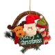 thumbnail image 2 of Corona De Navidad Para La Puerta Delantera - 14 Pulgadas / 35 Cm Coronas De La Puerta Colgador De La Puerta Del Hogar De Navidad Decoración Del Coche De La Pared (muñeco De Nieve, Papá Noel, Reno). Afortunado Sencillez, 2 of 3