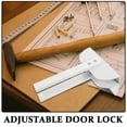 thumbnail image 3 of Adjustable Metal Bifold Door Lock for Child Safety No Installation Needed Double Door Lock for Closets and Cabinets Bifold Door Lock, 3 of 6