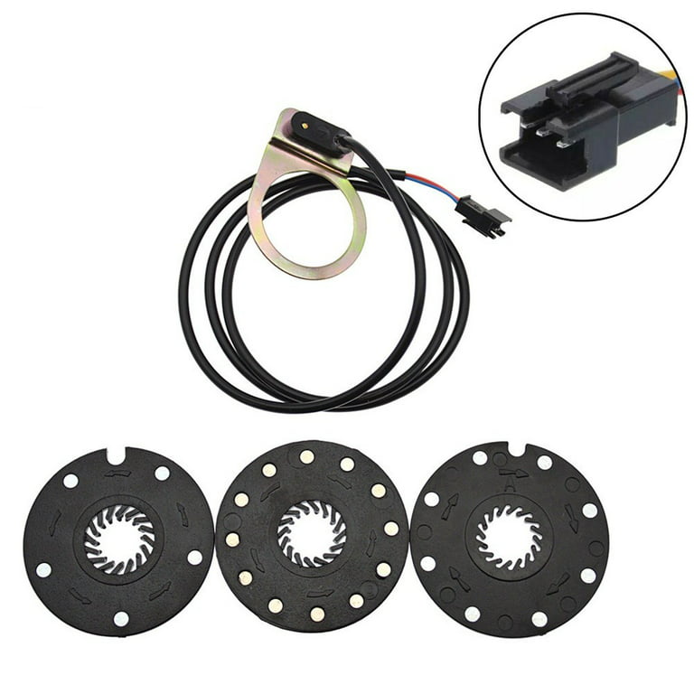 Fancy Bike Power Pedal Assist Sensor Electric Bicycle Pedal PAS System  Assistant Sensor Speed Sensor 12 Magnets Black 