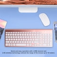 thumbnail image 4 of Combo de Teclado y Ratón Inalámbricos, Teclas con Revestimiento UV, Botones Silenciosos, Diseño Ergonómico 2.4G, Para Computadadoras de Escrittorio, Tabletas, Dispositivos, 4 of 7