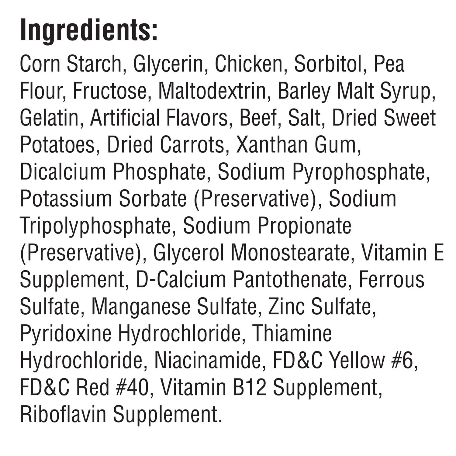 DreamBone DreamSticks With Real Beef 15 Count, Rawhide-FreeChews For Dogs
