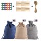 thumbnail image 2 of Beautiful Gift 24 Pcs Gift Bags Craft Set With Advent Numbers Stickers, Nature Bags, Cloth Bags, Gift Bags For Diy Crafts Men And Children, 2 of 2