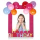 thumbnail image 4 of 1 juego de marcos de fotos para fiestas, estilo K-Pop, para decorar el primer cumpleaños del bebé, celebración de 100 días, accesorios de ambiente de feliz cumpleaños, 4 of 8