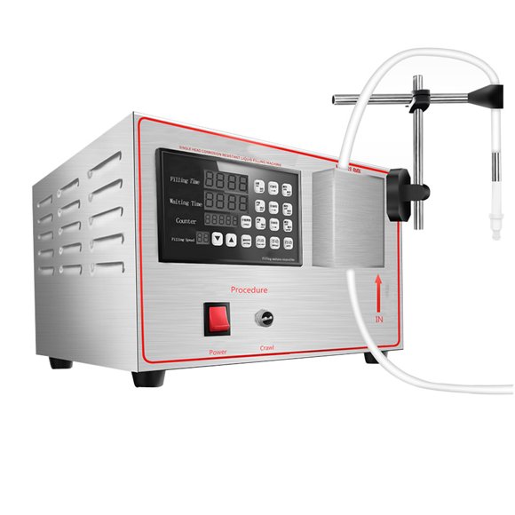 INTBUYING 5-2000ml 110V Auto NEW Digital Control Drink Oil Water Liquid Filling Machine