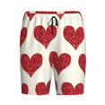 thumbnail image 4 of Wukai Love Men’s Short Pajama Pants With Pockets Soft Sleep Pj Shorts for Men-X-Large, 4 of 6
