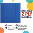 thumbnail image 4 of Servilletas de papel Party Solids, desechables, color azul oscuro, 2 capas x 100, 4 of 6