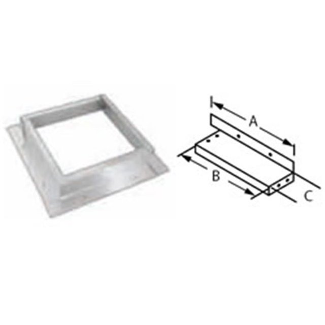 Dura Vent 58DVA-VSK 5 x 8 in. DirectVent Pro Vinyl Siding Standoff Kit