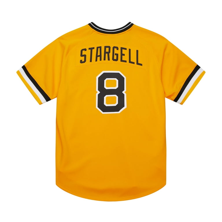 Men's-Mitchell Ness Willie Stargell Gold Pittsburgh Pirates 1979 - Main Image
