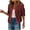 Wine, variant on Fayshow0 Save Up under 50% Faux Shaggy Oversized Shacket Jacket Women's Casual Hoodless Long-Sleeved Sequin Jacket,Pink