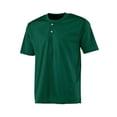 thumbnail image 1 of N4130 A4 2 BOTONES MALLA HENLEY VERDE BOSQUE 2XL Nave de la gota A4 N4130, 1 of 1