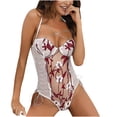 thumbnail image 1 of Ropa interior de gasa con bordado floral de lencería sexy de moda elegante para mujer Fridja nalpqowj9479, 1 of 6