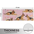 thumbnail image 5 of Kitchen Rugs Sets Of 2,German Shepherd Anti Fatigue Kitchen Mat Rugs Non Slip Washable,Decorative Kitchen Floor Mats for Kitchen,Sink,Laundry,17"X47", 5 of 5