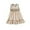Khaki, variant on QHFBli Toddler Girls Dress Ruffle Sleeveless Tiered Swing Twirly Dresses Cute Summer Beach Sundress with Pocket Khaki 3-4 Years