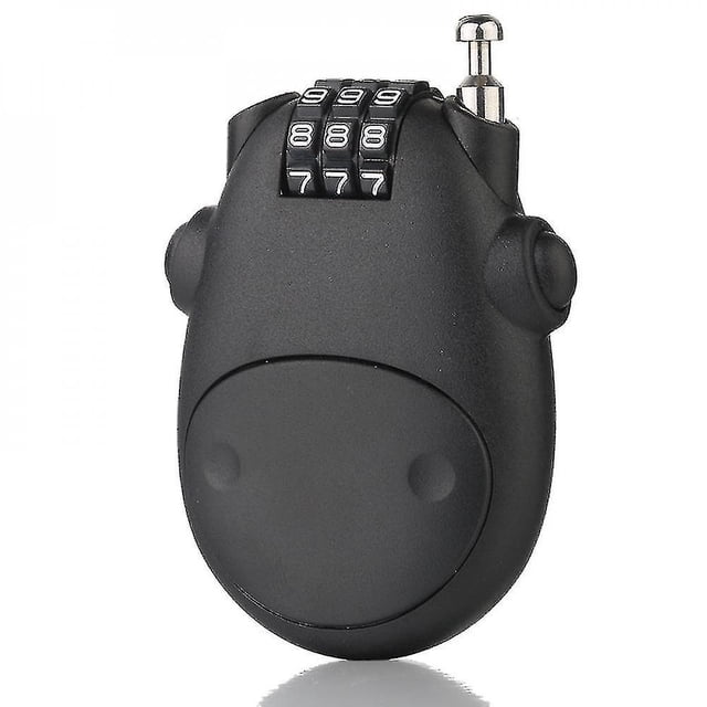 Candado antirrobo portátil para bicicleta y motocicleta con cable telescópico