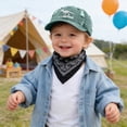 thumbnail image 2 of CAUYDY Kids Boy Dinosaur Washed Baseball Cap Toddler 4T 5T 6T 7T 8T Baby Boys Embroidered Distressed Baseball Cap Cartoon Childrens Hat (Sizes 3-8 Years,F02-Green), 2 of 7