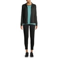 thumbnail image 2 of Athletic Works Women's Athleisure Track Jacket with Contrast Stripes, 2 of 6
