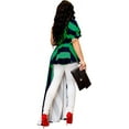 thumbnail image 2 of Striped One Shoulder High Low Irregular Blouse Top Women's Ruffle Peplum Top Shirts Maxi Dress, 2 of 4