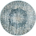 thumbnail image 2 of Traditional Haifa Collection Area Rug Navy Blue - 3'11" Round, 2 of 5