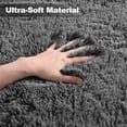 thumbnail image 5 of Lalado 8ft x 10ft Area Rug, Soft Fluffy Indoor Shag Area Rugs for Living Room Bedroom Decor Carpet, Dark Gray, 5 of 11