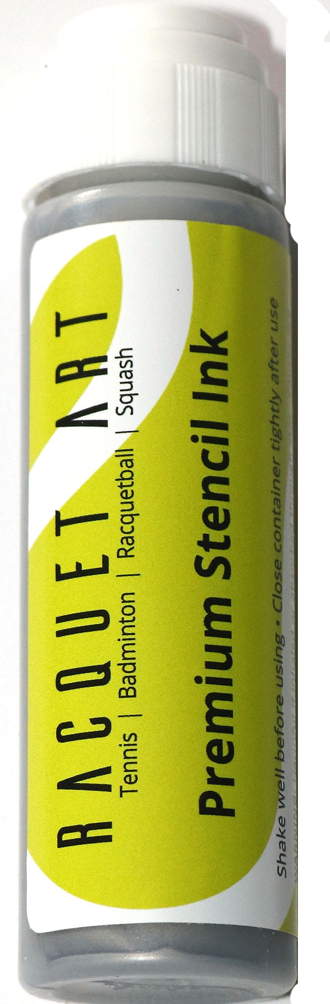 Tennis Stencil Ink by Racquet Art Silver Click for More Colors
